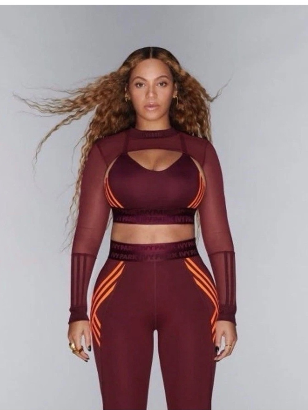 Adidas x Ivy Park Maroon Athletic Shrug
